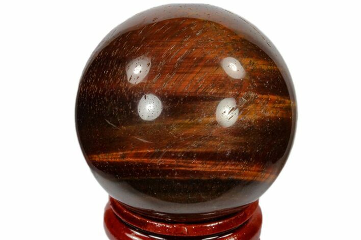 Polished Red Tiger's Eye Sphere - South Africa #116084